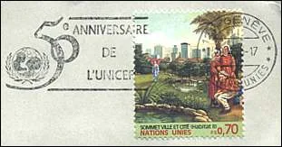 UN Publicity Slogans on Covers — original stamp illustration