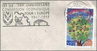 UN Publicity Slogans on Covers — original stamp illustration