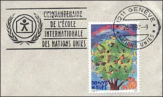 UN Publicity Slogans on Covers — original stamp illustration