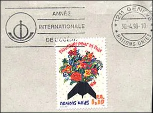 UN Publicity Slogans on Covers — original stamp illustration