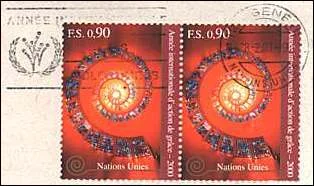 UN Publicity Slogans on Covers — original stamp illustration