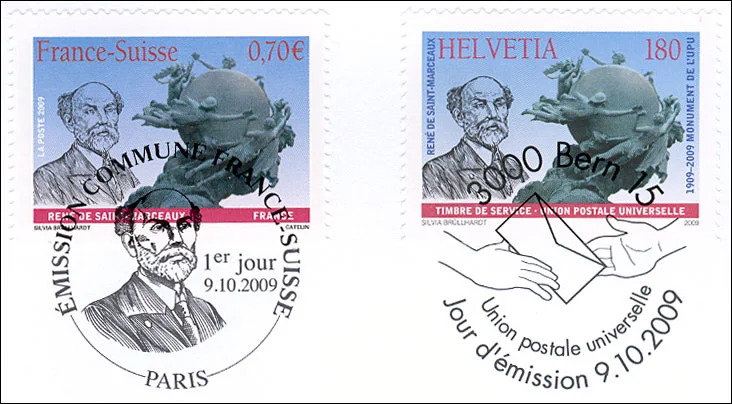 Universal Postal Union — Art on Stamps