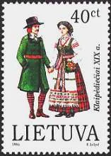 Varied Costumes on Stamps