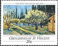 Grenadines of St. Vincent. Blossoming Trees
