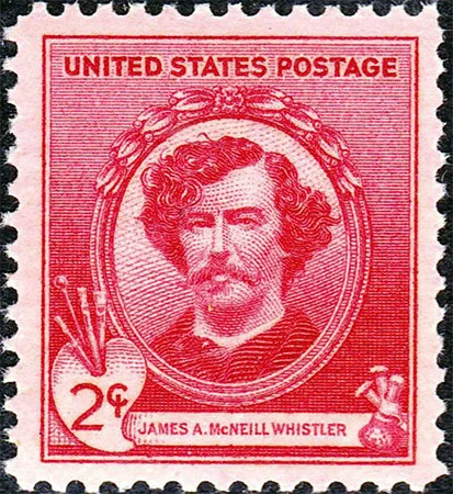 Whistler’s Mother — Stamp Design