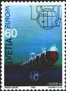 Switzerland, 1994. Dedicated to Jacques Piccard and his record of 10918 depth with the batyscaphe.