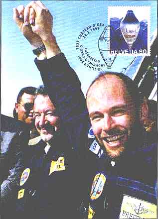 B. Piccard and B. Jones. Cancelled the 3/24/1999 at Château-d'Oex