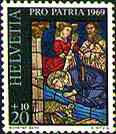In Bern Cathedral. Issued 1969.